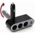 TRIPLE PRISE ALLUME CIGARE + USB