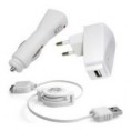 CHARGEUR 3EN1 POUR IPHONE/IPHONE 3G/3GS